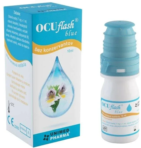 OcuFlash albastru soluție oculară instilabilă 10 ml — preț și oferte