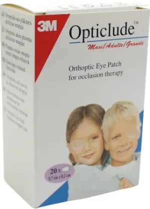 Spofaplast Opticlude Maxi Junior Plasture ocular 5,7 x 8 cm, ortoptic, pentru tratamentul strabismului 20 buc