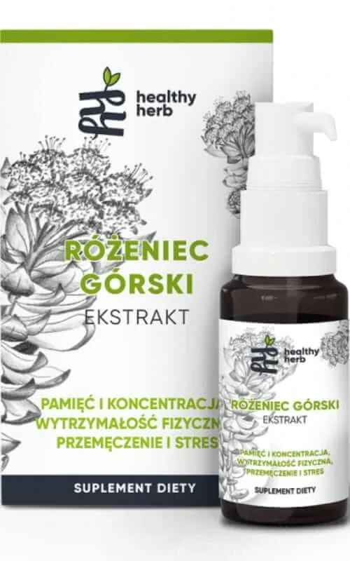 Rhodiola rosea extract 30ml Plante sănătoase — preț și oferte