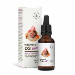 Vitamina D3 BABY 400 UI (30ml) Aura Herbals