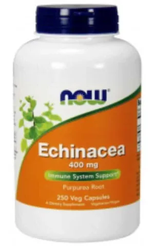 NOW Foods Echinacea (Echinacea) 400mg - 250 capsule