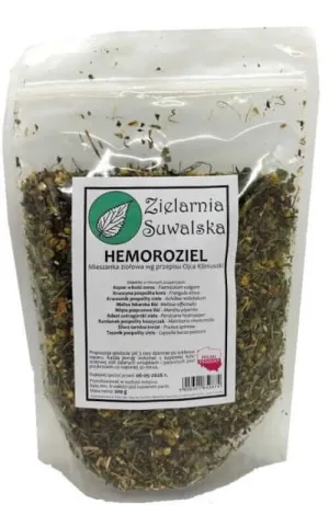 Ierburi Hemoroziel 200g Amestec de ierburi conform rețetei părintelui Klimuszko Zielarnia Suwalska