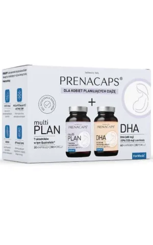PRENACAPS multiPLAN 30 capsule + DHA 60 capsule ForMeds
