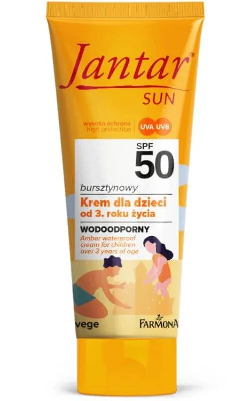 Cremă pentru copii de la vârsta de 3 ani SPF50 Jantar 50 g — preț și oferte