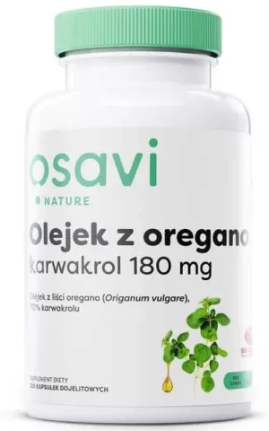 Ulei de Oregano Carvacrol 180mg 120 capsule Osavi