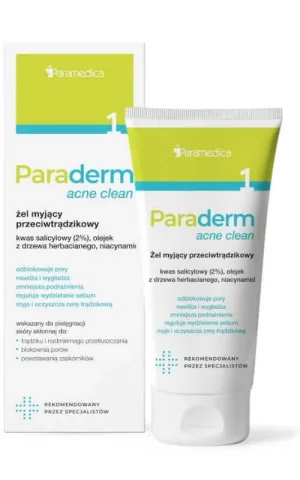 Paraderm gel de spălare împotriva acneei 150g PARAMEDICA