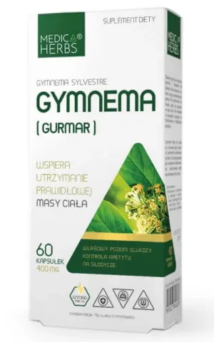 Gymnema (Gurmar) 400mg, 60 capsule Medica Herbs