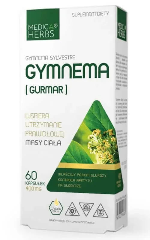 Gymnema (Gurmar) 400mg, 60 capsule Medica Herbs — preț și oferte