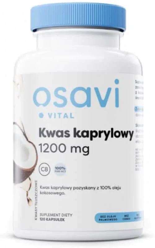 Osavi Acid caprilic 1200 mg (120 capsule) — preț și oferte