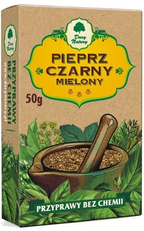 Piper negru măcinat 50g DARY NATURY — preț și oferte