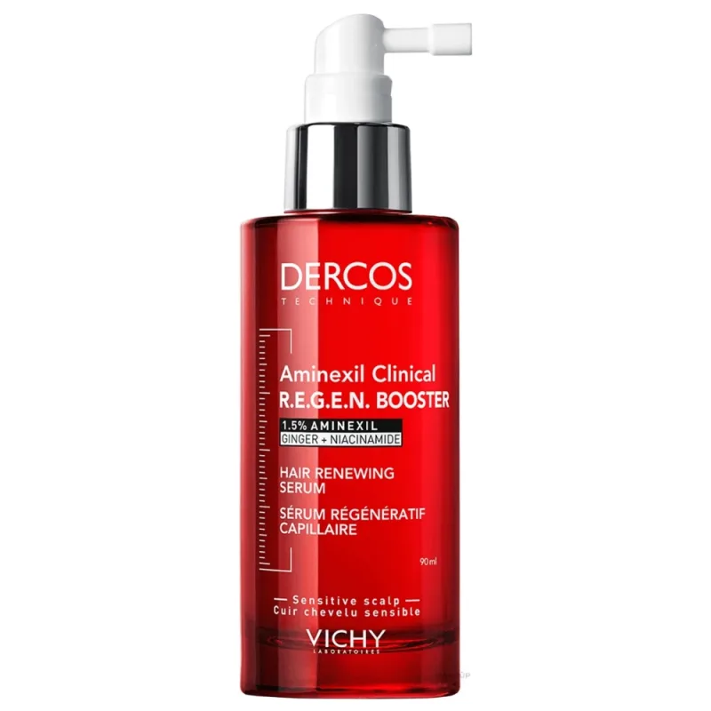 Serum capilar cu efect de regenerare Dercos Aminexil R.E.G.E.N., 90 ml, Vichy — preț și oferte