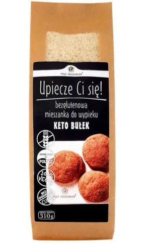 Amestec pentru coacerea chiflelor KETO fără gluten 310 g FIVE CHANGES