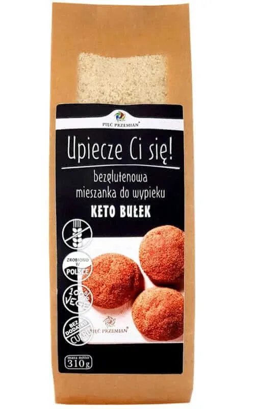 Amestec pentru coacerea chiflelor KETO fără gluten 310 g FIVE CHANGES — preț și oferte