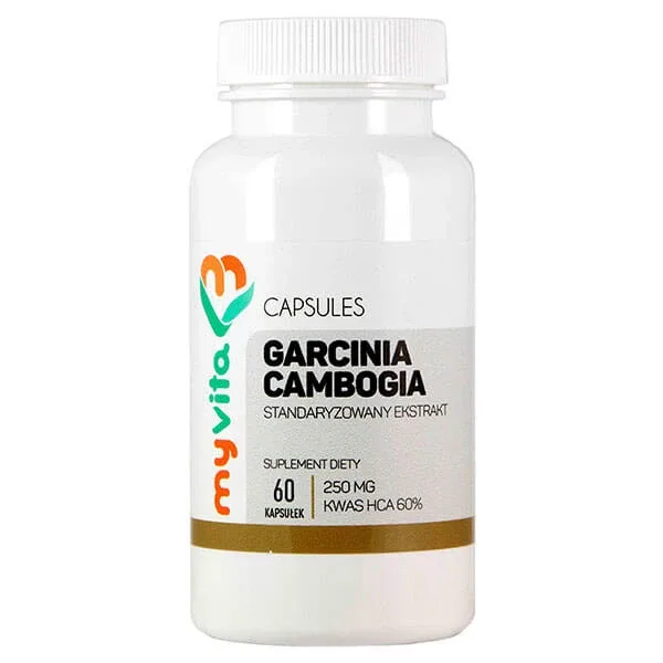 MyVita, Garcinia cambogia, extract HCA 250 mg, 60 capsule — preț și oferte