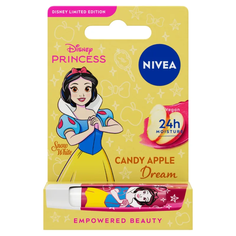 Nivea Disney Princess, ruj hrănitor, măr, Albă ca Zăpada, 4.8 g — preț și oferte