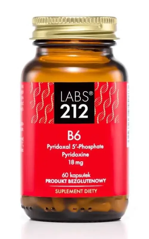 Labs212 Vitamina B6 (P-5-P + piridoxină) 60 capsule — preț și oferte
