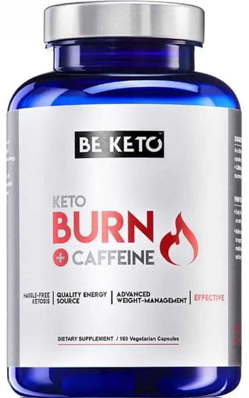 Keto Burn cu cafeină - arzător de grăsimi - 180 capsule BeKeto — preț și oferte