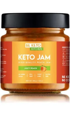 Keto Dulceață de piersici 200g BeKeto