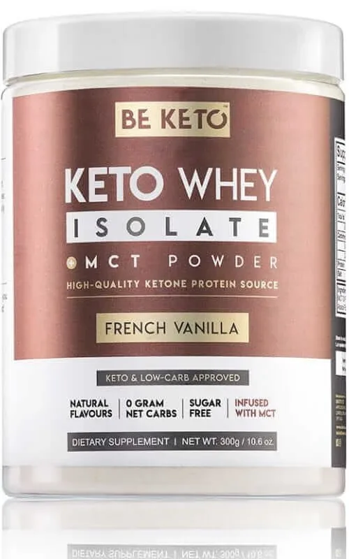 Keto Proteină izolată cu MCT - Vanilie franceză 300g BeKeto — preț și oferte