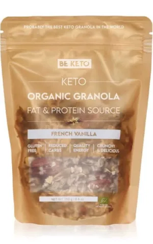 BIO Keto Granola - Vanilie franceză 250g BeKeto