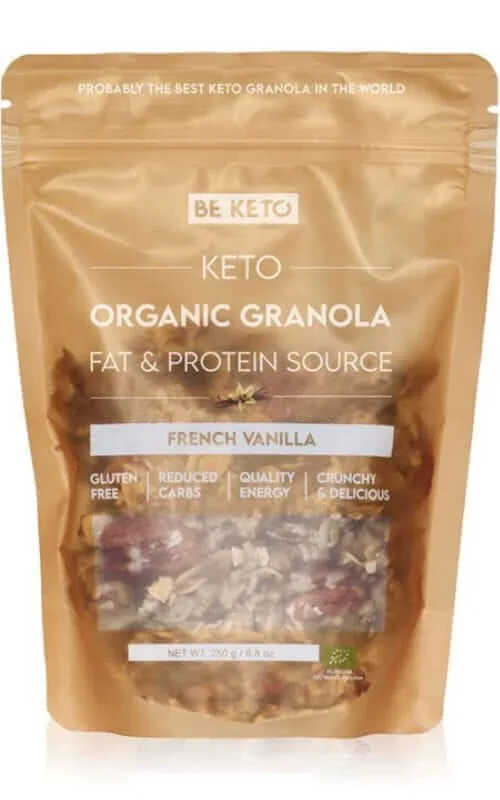 BIO Keto Granola - Vanilie franceză 250g BeKeto — preț și oferte