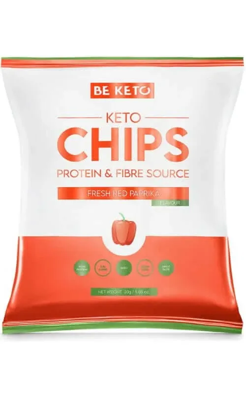 Chipsuri Keto - Ardei roșii proaspeți 30g BeKeto — preț și oferte