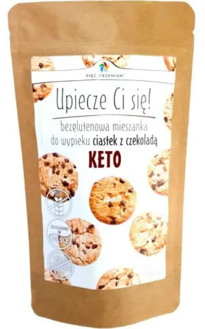 KETO amestec de biscuiți cu ciocolată fără gluten 365g FIVE CHANGES