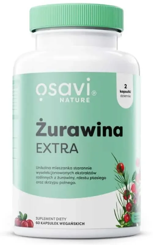 Osavi Cranberry EXTRA nod + coada calului 60 capsule — preț și oferte