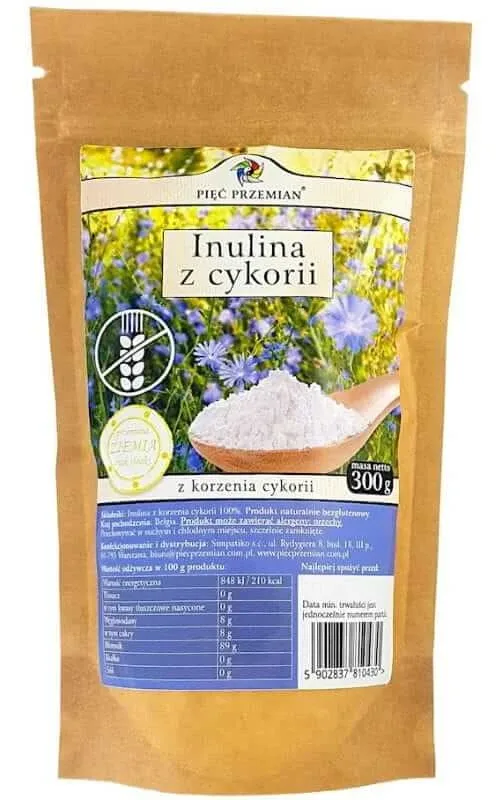 Inulină din rădăcină de cicoare 300 g CINCI SCHIMBĂRI — preț și oferte