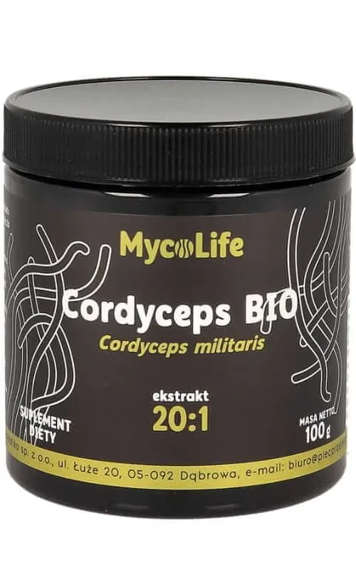 Cordyceps - extract BIO 20:1 100g MYCOLIFE — preț și oferte