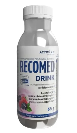 Recomed ActivLab Pharma Băutură aromă fructe de pădure, 65 g