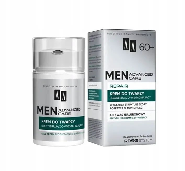 AA Men Advanced Care Repair 60+ Cremă de față regenerantă și fortifiantă, 50 ml — preț și oferte