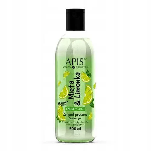 APIS Energy Shot Gel de duș Mint & Lime, 500ml — preț și oferte