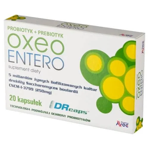 Oxeo Entero Probiotic + Prebiotic, 20 capsule Avec Pharma — preț și oferte