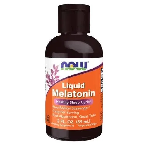 Now Foods Melatonină lichidă, 59 ml — preț și oferte