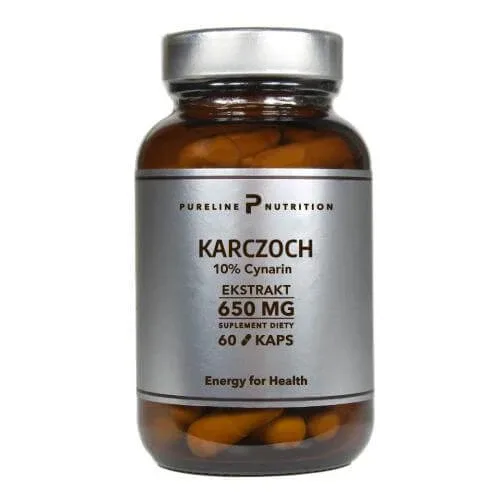 Pureline Nutrition Extract de anghinare 650 mg, 60 capsule Medfuture — preț și oferte