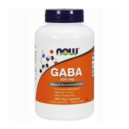 NOW Gaba 500mg, 200 capsule NOW FOODS — preț și oferte