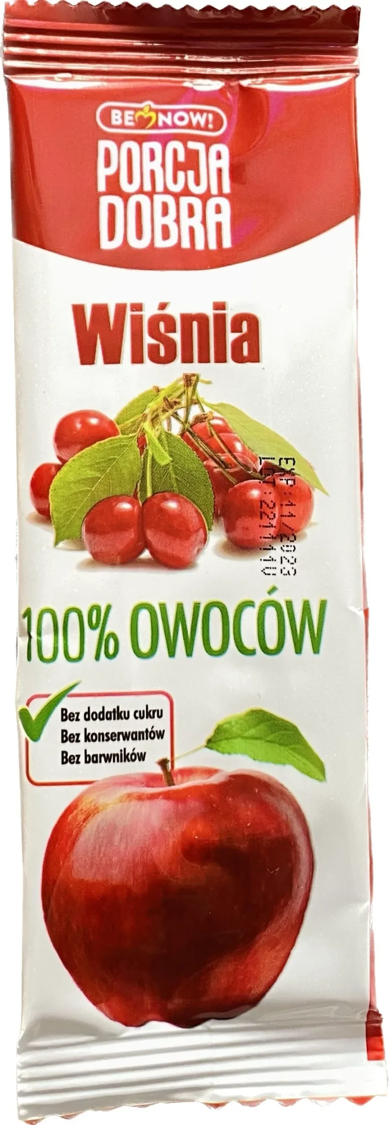 Pure Life Fruct Leaf Snack cu mere și cireșe 16 g — preț și oferte