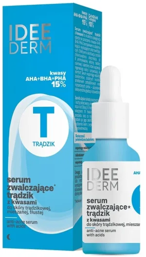 Idee Derm Ser anti-acnee pentru ten cu tendință acneică, ...