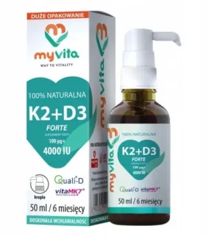 MyVita Vitamina K2 + D3 Forte 4000 UI 50 ml