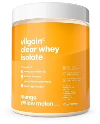 Vilgain Clear Whey Isolate Pepene galben cu mango 500 g — preț și oferte