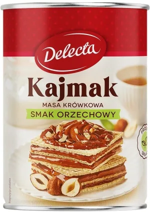 Delecta Kajmak Fudge cu aromă de arahide 400 g