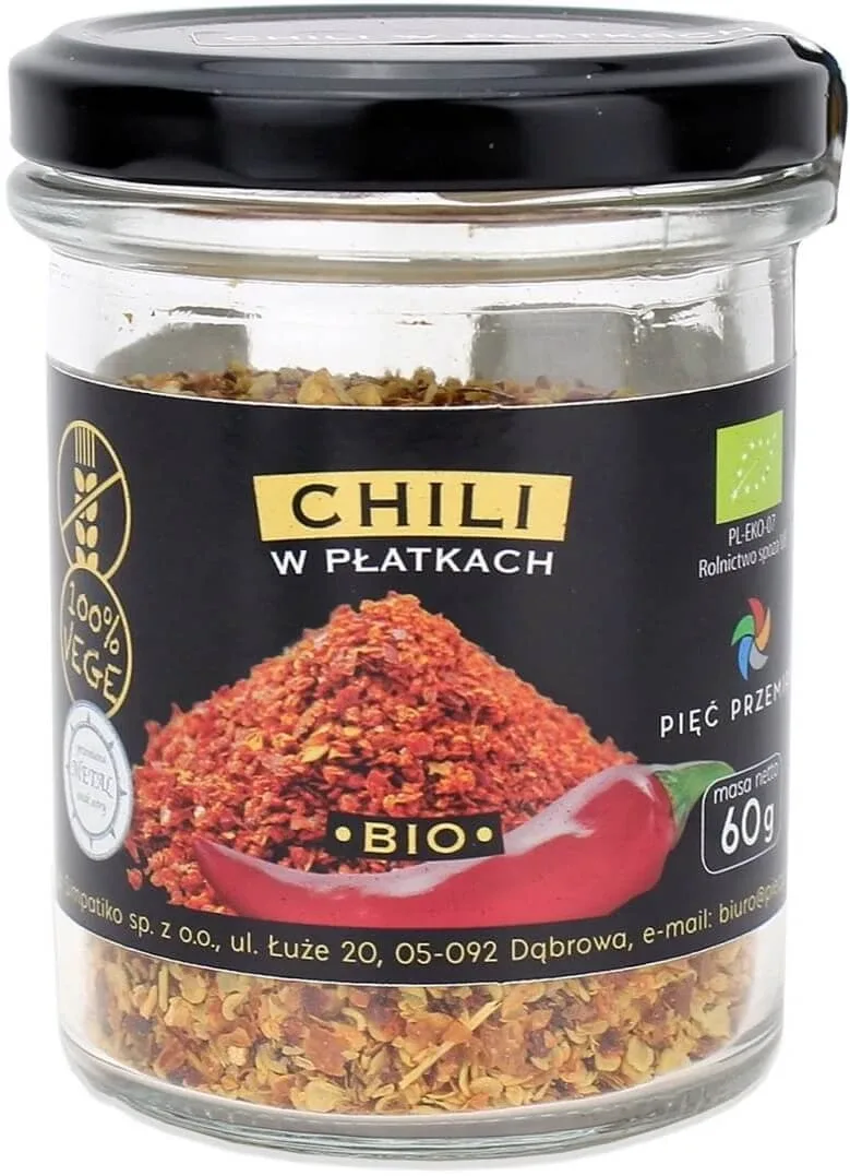 Five Speeds Chili Flakes fără gluten BIO 60 g — preț și oferte