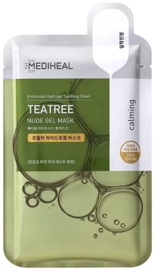 MEDIHEAL Teatree Nude Gel Mask Mască hidrogel calmantă în ...