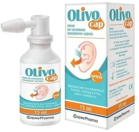 OLIVOCAP Spray pentru îndepărtarea cerumenului 15 ml — preț și oferte