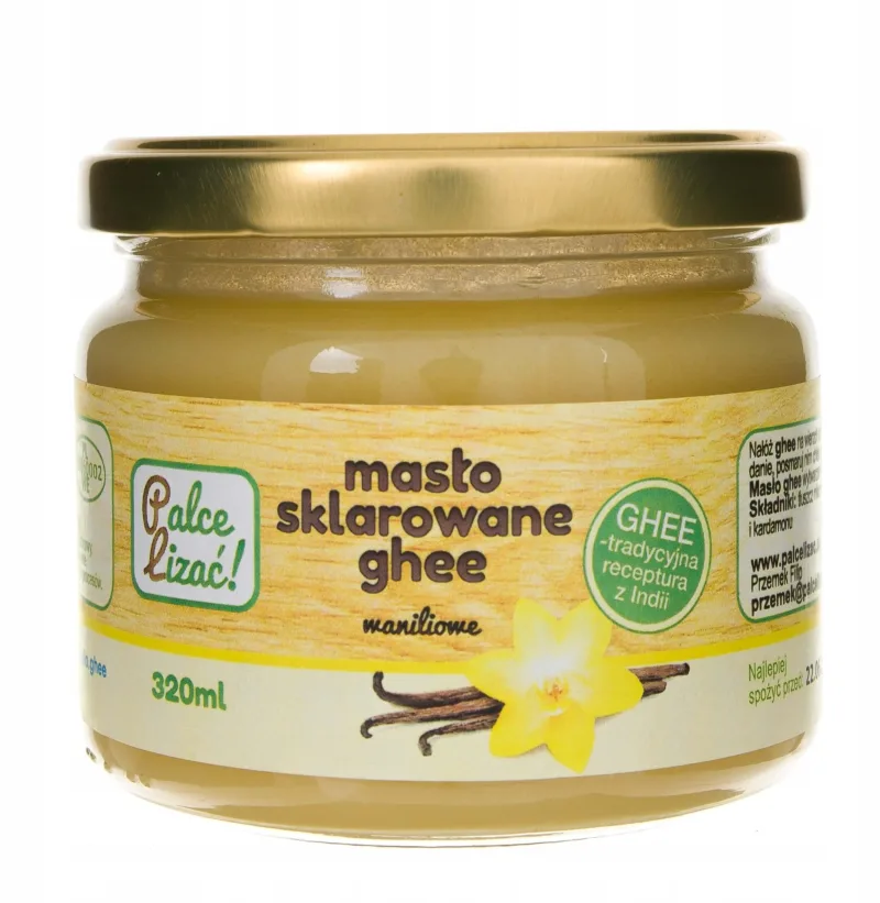Fingers Lick Vanilie unt ghee clarificat 320 ml — preț și oferte