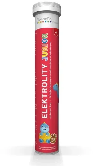 Biocanto Elektrolity Junior 24 comprimate efervescente cu aromă ...