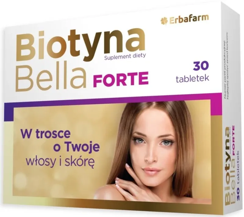 ERBAFARM Biotin Bella Forte 30 comprimate — preț și oferte