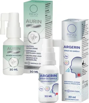 Ring Argerin spray pentru gât de la vârsta de 6 ani 30 ml + Ring ...