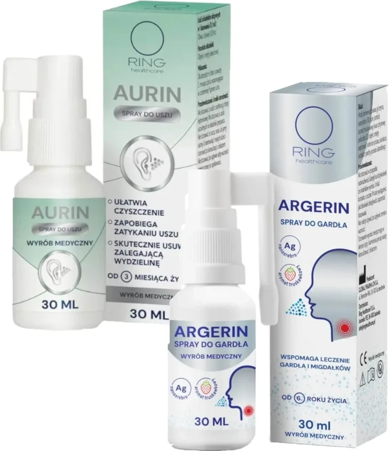 Ring Argerin spray pentru gât de la vârsta de 6 ani 30 ml + Ring ... — preț și oferte